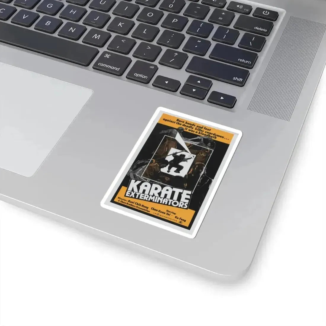 KARATE EXTERMINATORS 1981 Movie Poster - STICKER Vinyl Kiss-Cut Decal - The Sticker Space