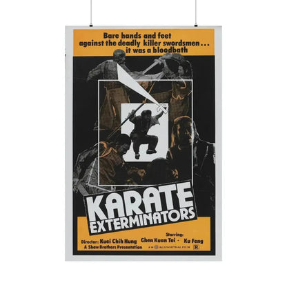KARATE EXTERMINATORS 1981 - Paper Movie Poster 36" x 54" Matte - The Sticker Space