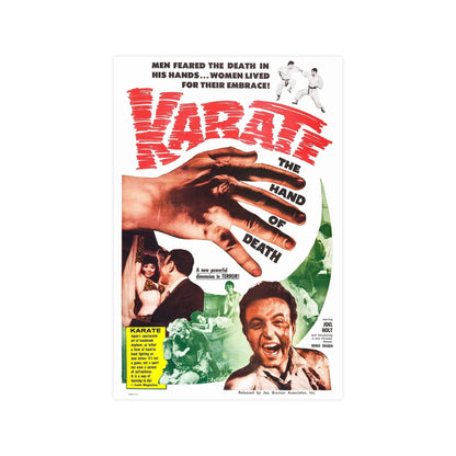 KARATE THE HAND OF DEATH 1961 - Paper Movie Poster-12″ x 18″ (Vertical)-The Sticker Space