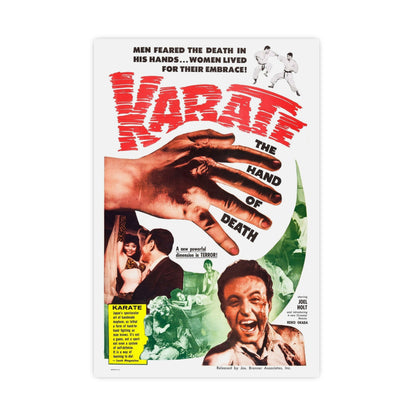 KARATE THE HAND OF DEATH 1961 - Paper Movie Poster-16″ x 24″ (Vertical)-The Sticker Space