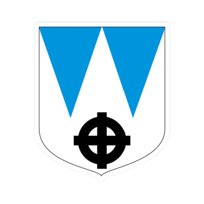 Kareda valla vapp (Estonia) (Coat of Arms) STICKER Vinyl Kiss-Cut Decal 2 Inch White - The Sticker Space