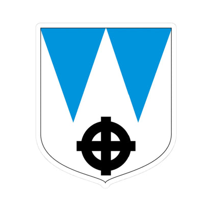 Kareda valla vapp (Estonia) (Coat of Arms) STICKER Vinyl Kiss-Cut Decal 3 Inch White - The Sticker Space