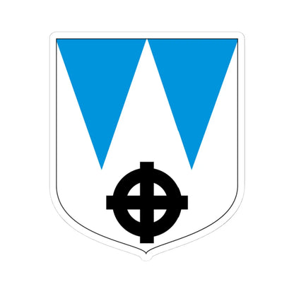 Kareda valla vapp (Estonia) (Coat of Arms) STICKER Vinyl Kiss-Cut Decal 4 Inch White - The Sticker Space