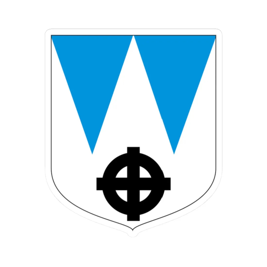 Kareda valla vapp (Estonia) (Coat of Arms) STICKER Vinyl Kiss-Cut Decal - The Sticker Space