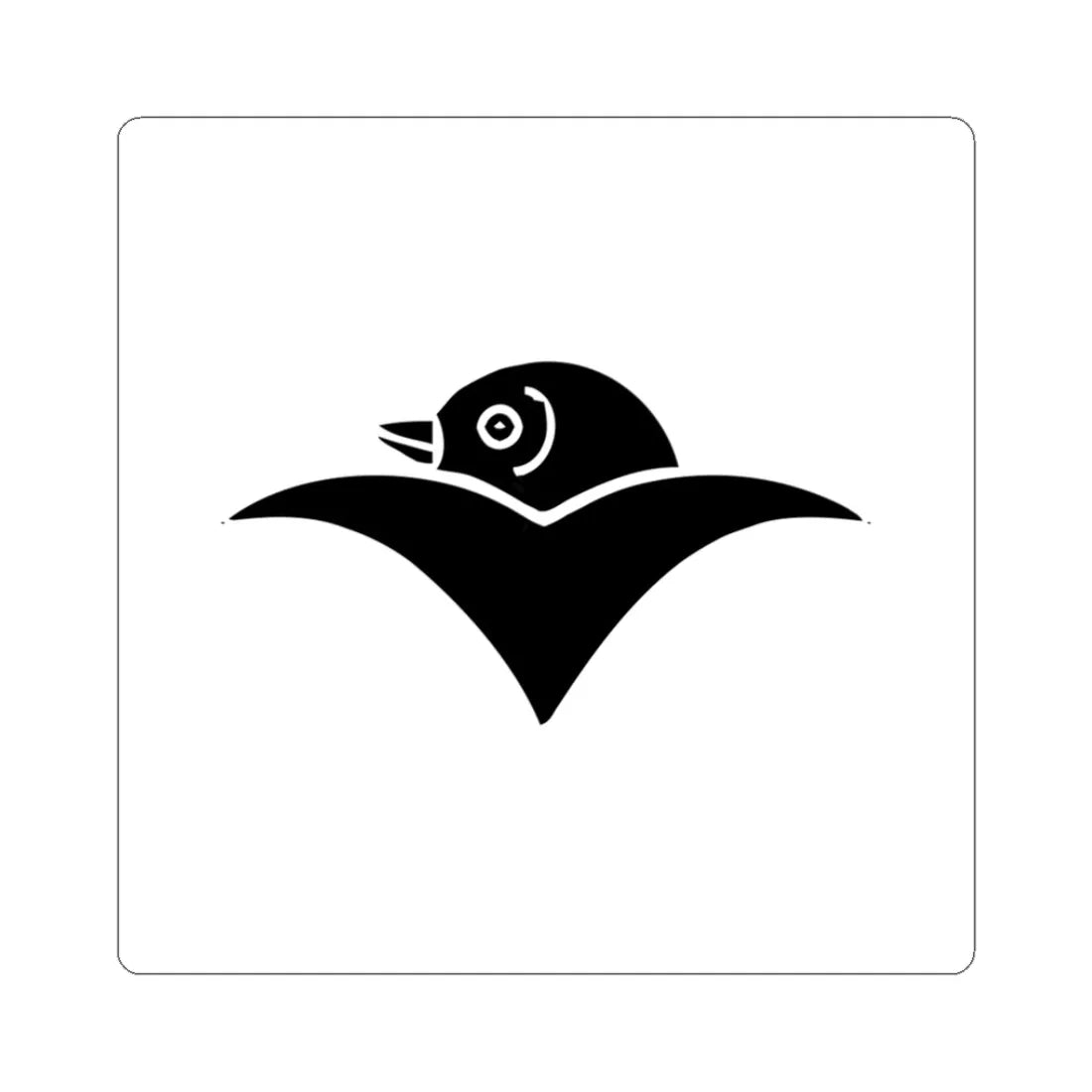 Karigane simble (Japan) (Coat of Arms) STICKER Vinyl Kiss-Cut Decal 3 Inch White - The Sticker Space