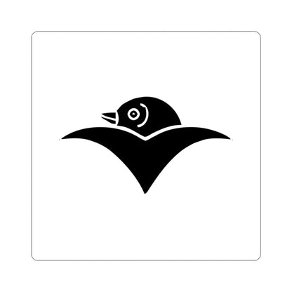 Karigane simble (Japan) (Coat of Arms) STICKER Vinyl Kiss-Cut Decal 4 Inch White - The Sticker Space