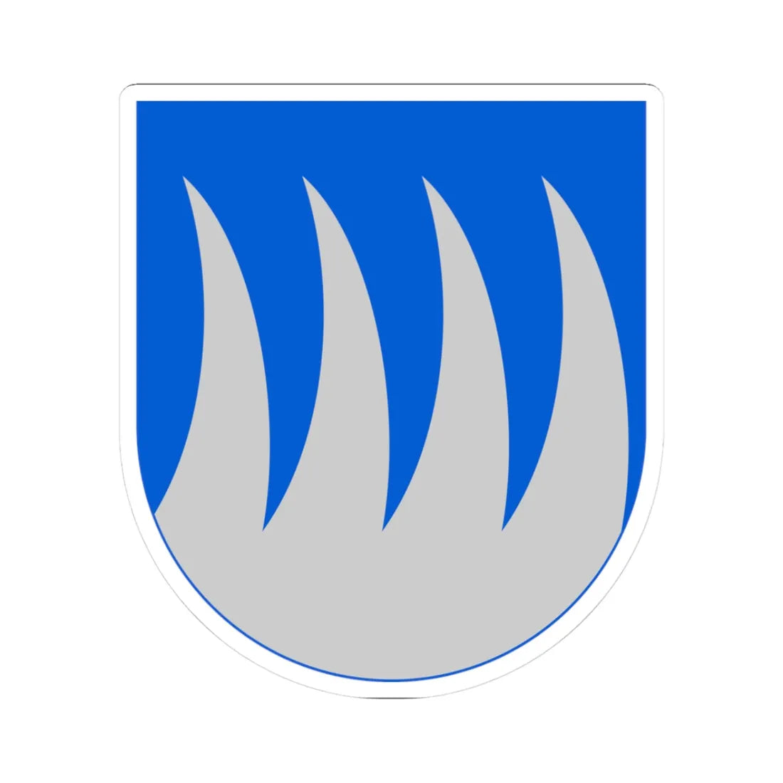 Karijoki.vaakuna (Finland) (Coat of Arms) STICKER Vinyl Kiss-Cut Decal 3 Inch White - The Sticker Space