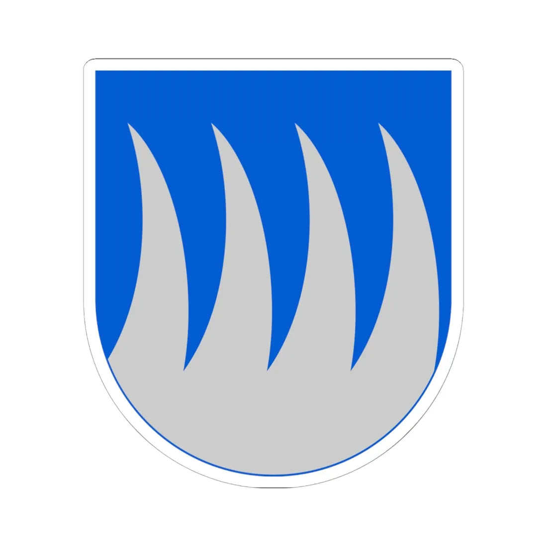 Karijoki.vaakuna (Finland) (Coat of Arms) STICKER Vinyl Kiss-Cut Decal 6 Inch White - The Sticker Space