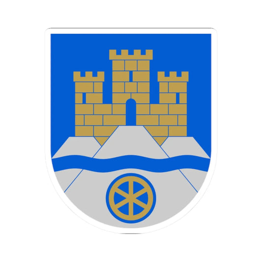 Karjaa.vaakuna (Finland) (Coat of Arms) STICKER Vinyl Kiss-Cut Decal 2 Inch White - The Sticker Space