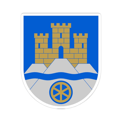 Karjaa.vaakuna (Finland) (Coat of Arms) STICKER Vinyl Kiss-Cut Decal 6 Inch White - The Sticker Space