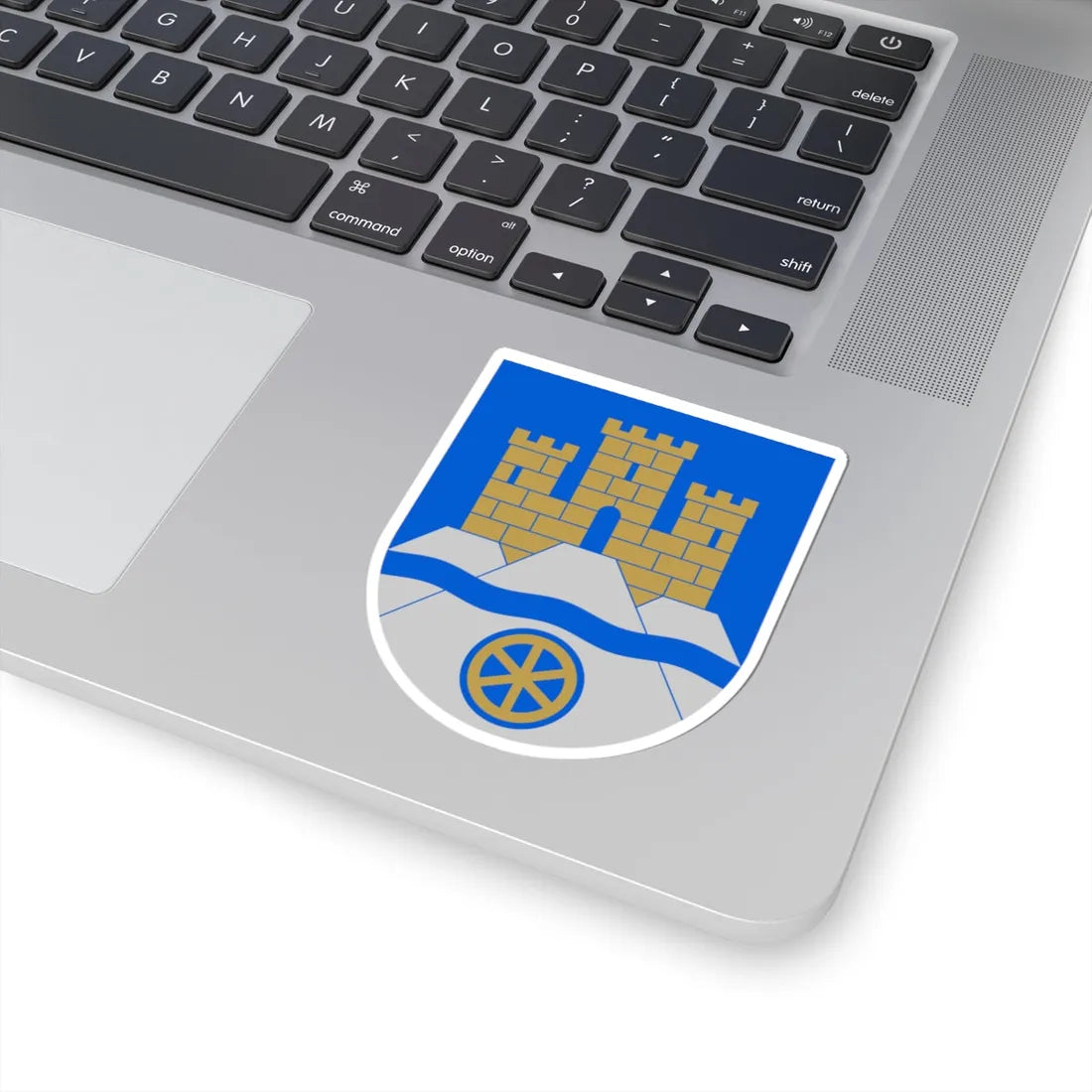 Karjaa.vaakuna (Finland) (Coat of Arms) STICKER Vinyl Kiss-Cut Decal - The Sticker Space