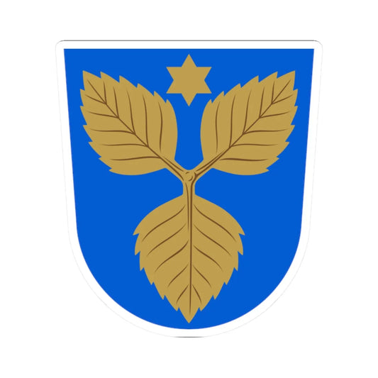 Karjalohja.vaakuna (Finland) (Coat of Arms) STICKER Vinyl Kiss-Cut Decal 2 Inch White - The Sticker Space