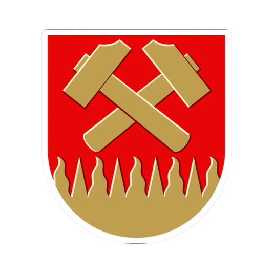 Karkkila.vaakuna (Finland) (Coat of Arms) STICKER Vinyl Kiss-Cut Decal 2 Inch White - The Sticker Space