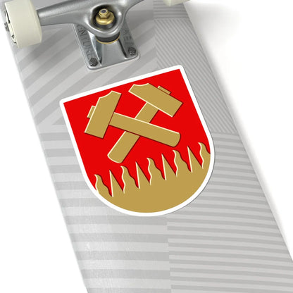 Karkkila.vaakuna (Finland) (Coat of Arms) STICKER Vinyl Kiss-Cut Decal - The Sticker Space