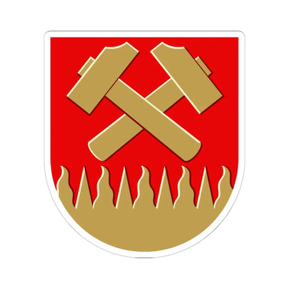 Karkkila.vaakuna (Finland) (Coat of Arms) STICKER Vinyl Kiss-Cut Decal - The Sticker Space