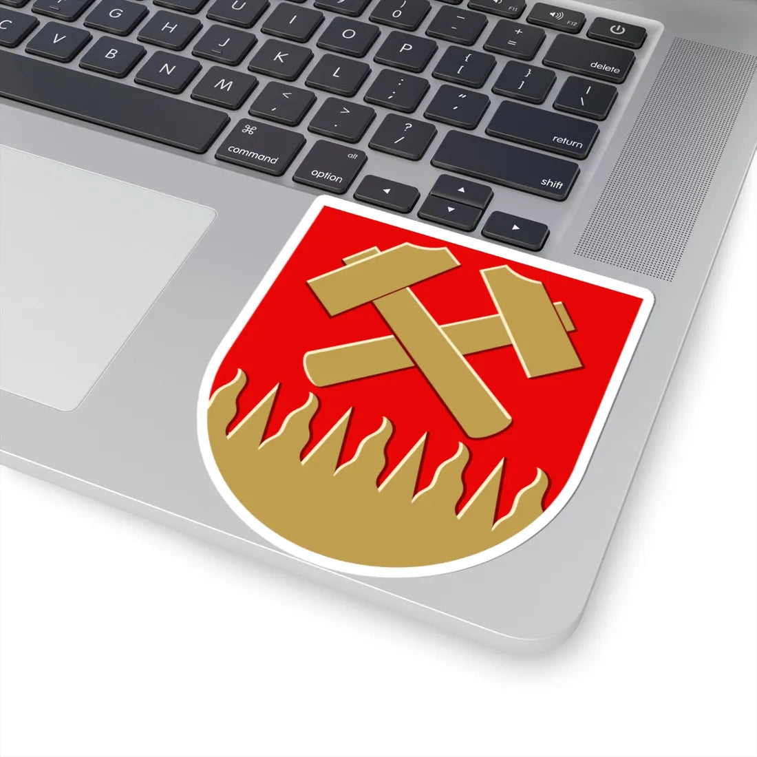 Karkkila.vaakuna (Finland) (Coat of Arms) STICKER Vinyl Kiss-Cut Decal - The Sticker Space