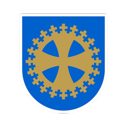 Karkku.vaakuna (Finland) (Coat of Arms) STICKER Vinyl Kiss-Cut Decal 2 Inch White - The Sticker Space