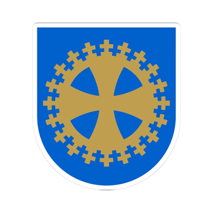 Karkku.vaakuna (Finland) (Coat of Arms) STICKER Vinyl Kiss-Cut Decal 3 Inch White - The Sticker Space