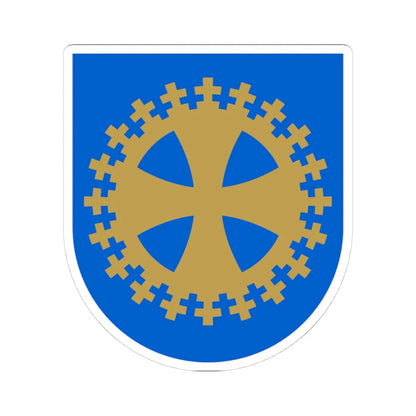 Karkku.vaakuna (Finland) (Coat of Arms) STICKER Vinyl Kiss-Cut Decal 4 Inch White - The Sticker Space