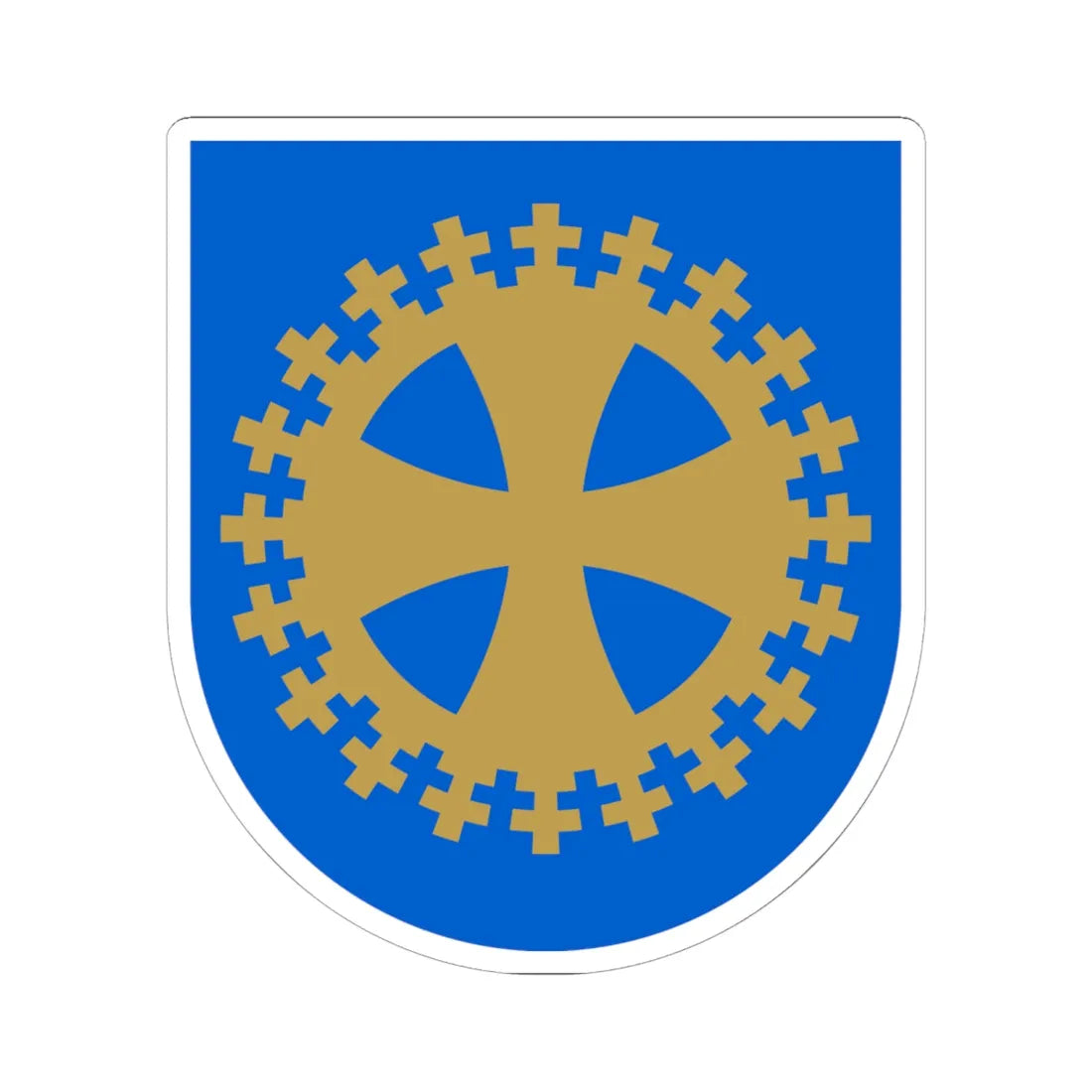 Karkku.vaakuna (Finland) (Coat of Arms) STICKER Vinyl Kiss-Cut Decal 6 Inch White - The Sticker Space