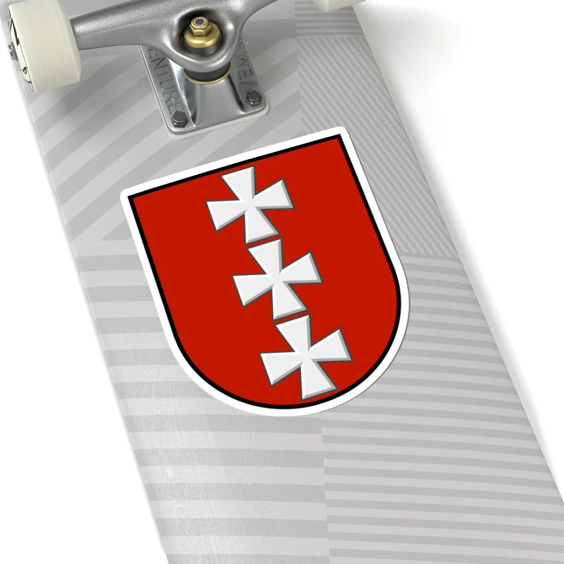 Karlivka old coat of arms escutcheon (Ukraine) (Coat of Arms) STICKER Vinyl Kiss-Cut Decal - The Sticker Space