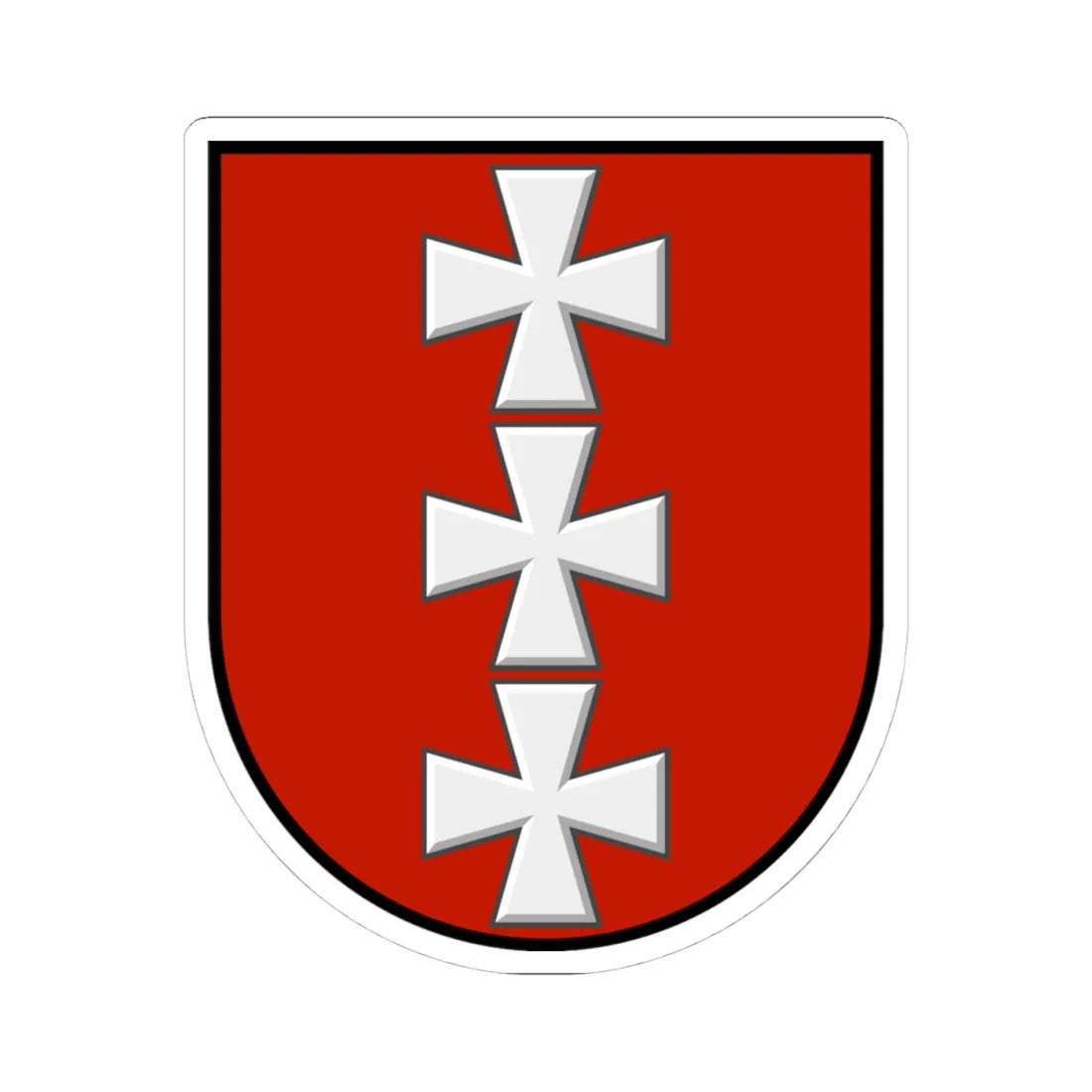 Karlivka old coat of arms escutcheon (Ukraine) (Coat of Arms) STICKER Vinyl Kiss-Cut Decal - The Sticker Space