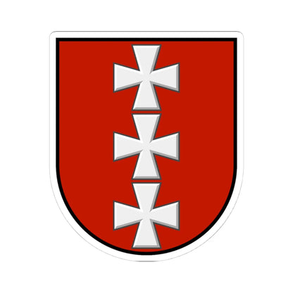 Karlivka old coat of arms escutcheon (Ukraine) (Coat of Arms) STICKER Vinyl Kiss-Cut Decal - The Sticker Space