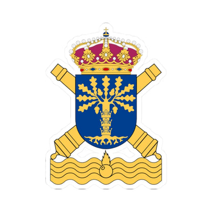 Karlskrona maringrupp (Sweden) (Coat of Arms) STICKER Vinyl Kiss-Cut Decal 2 Inch White - The Sticker Space