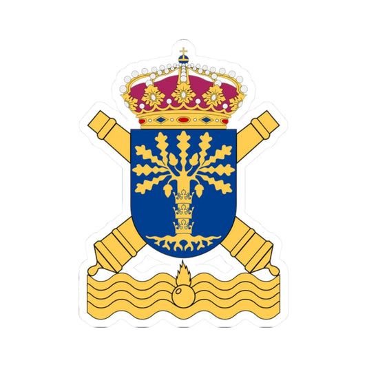 Karlskrona maringrupp (Sweden) (Coat of Arms) STICKER Vinyl Kiss-Cut Decal 2 Inch White - The Sticker Space