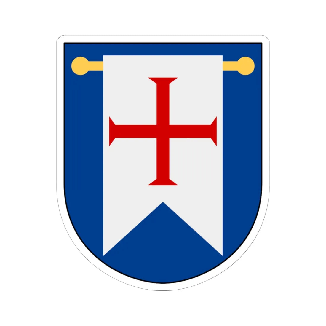 Karlstad stift vapen (Sweden) (Coat of Arms) STICKER Vinyl Kiss-Cut Decal 6 Inch White - The Sticker Space
