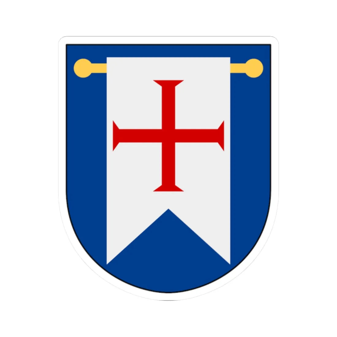 Karlstad stift vapen (Sweden) (Coat of Arms) STICKER Vinyl Kiss-Cut Decal - The Sticker Space