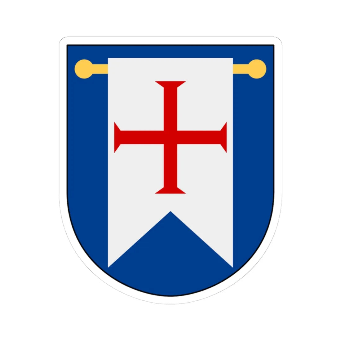 Karlstad stift vapen (Sweden) (Coat of Arms) STICKER Vinyl Kiss-Cut Decal - The Sticker Space