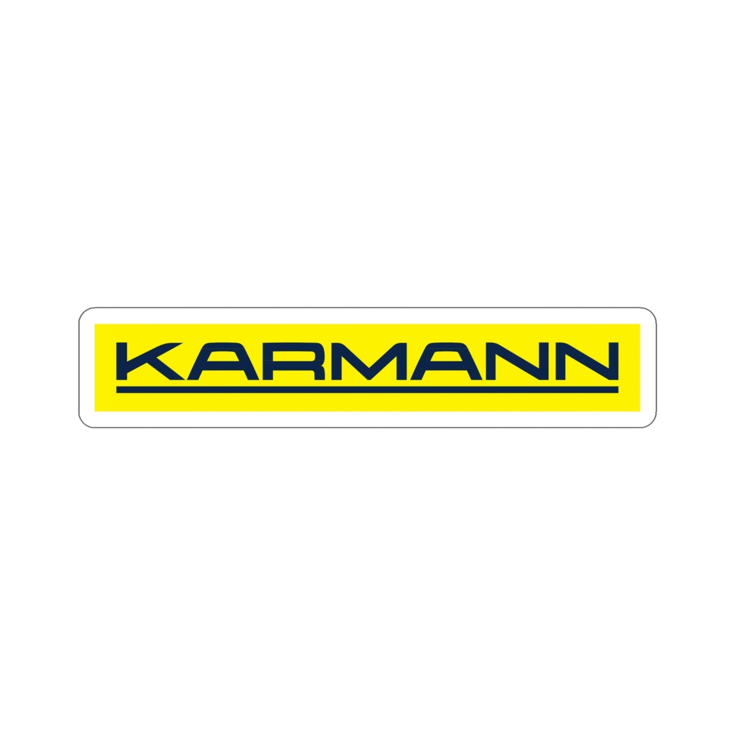 Karmann Car Logo STICKER Vinyl Die-Cut Decal-4 Inch-The Sticker Space