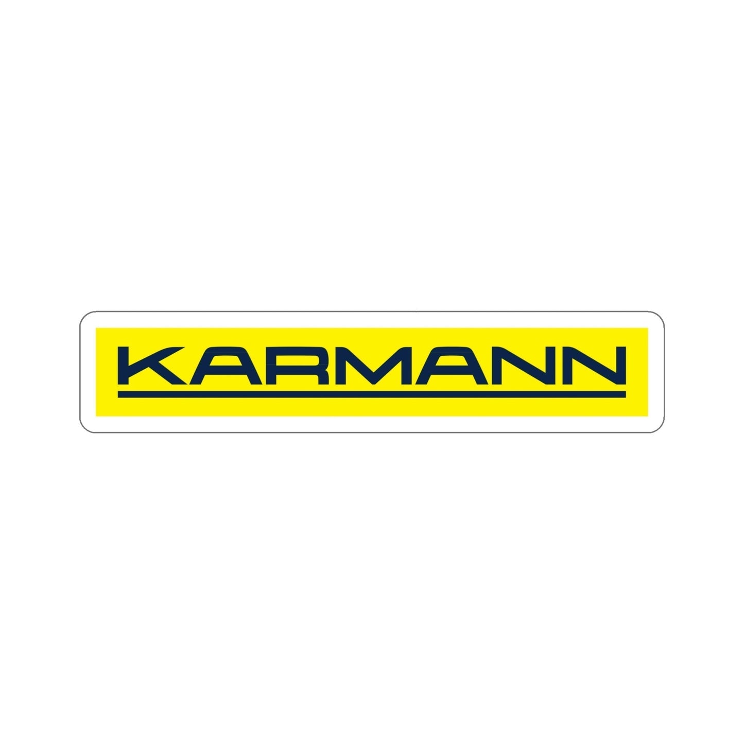 Karmann Car Logo STICKER Vinyl Die-Cut Decal-6 Inch-The Sticker Space