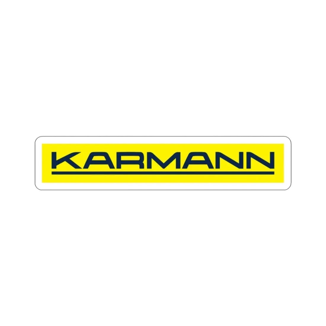 Karmann Car Logo STICKER Vinyl Die-Cut Decal - The Sticker Space
