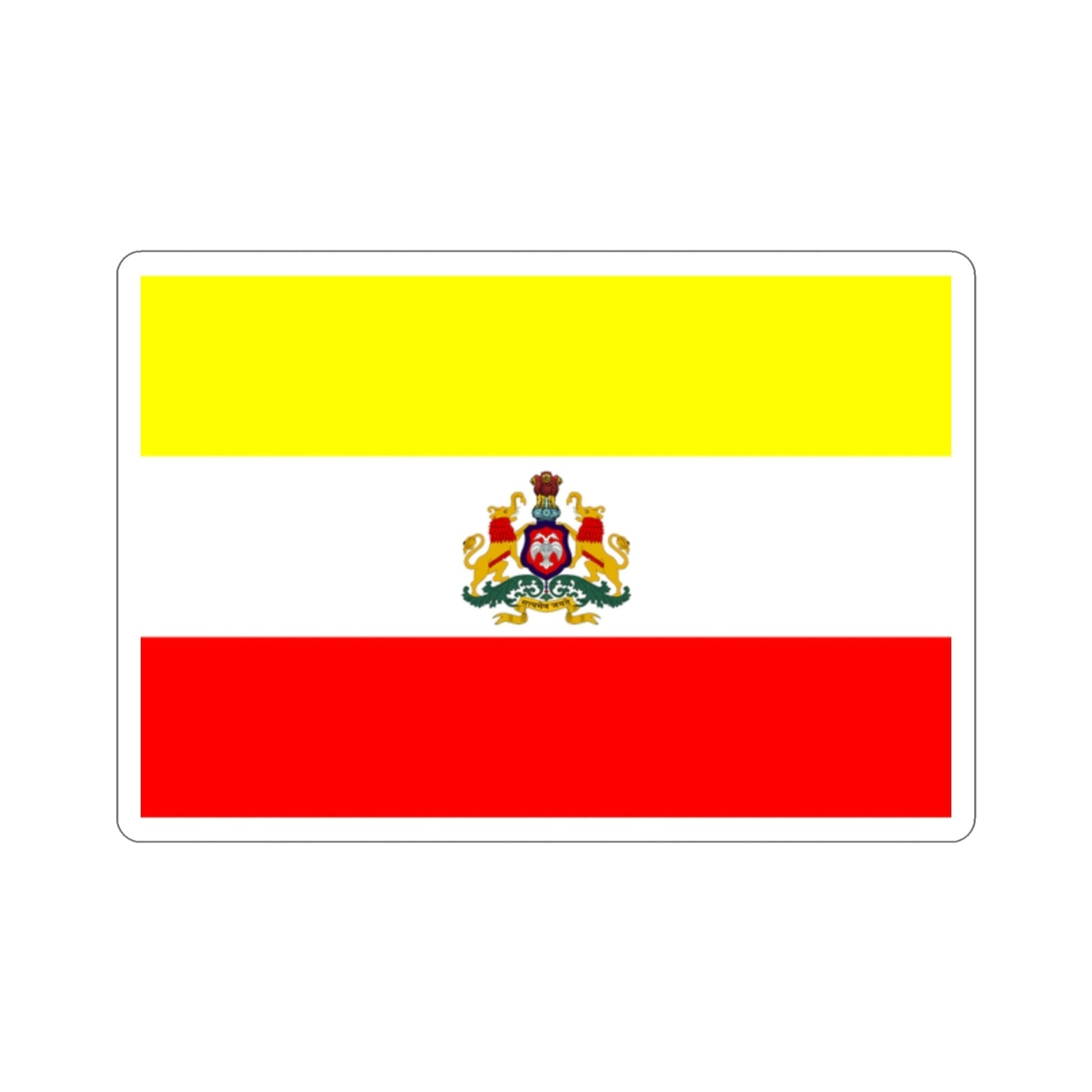 Karnataka 2018 Proposed Flag (India) STICKER Vinyl Die-Cut Decal-2 Inch-The Sticker Space