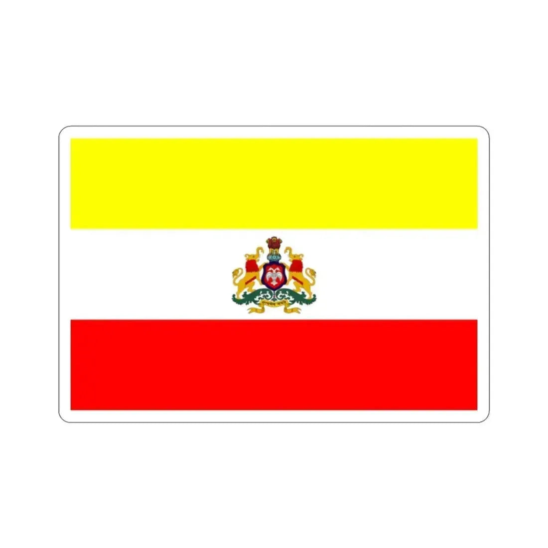 Karnataka 2018 Proposed Flag (India) STICKER Vinyl Die-Cut Decal 2 Inch - The Sticker Space