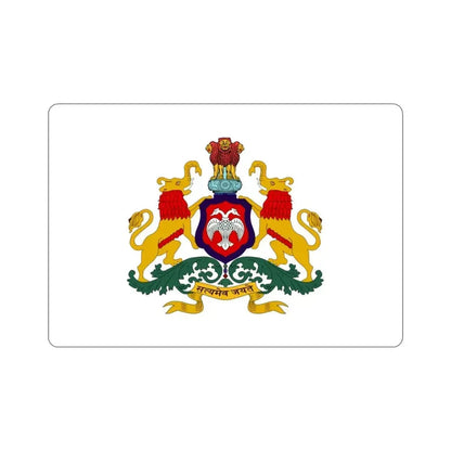 Karnataka Flag (India) STICKER Vinyl Die-Cut Decal 3 Inch - The Sticker Space