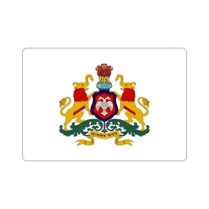 Karnataka Flag (India) STICKER Vinyl Die-Cut Decal 4 Inch - The Sticker Space