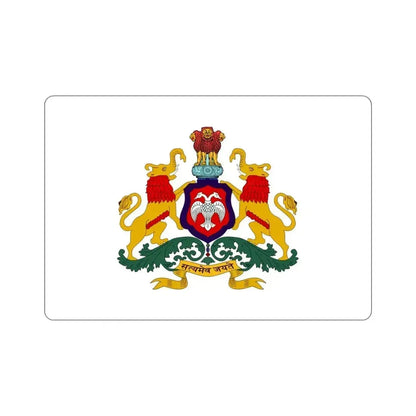 Karnataka Flag (India) STICKER Vinyl Die-Cut Decal 5 Inch - The Sticker Space