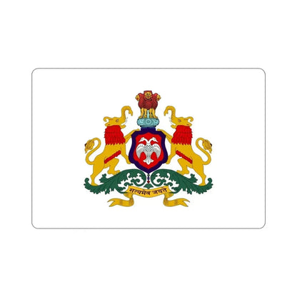 Karnataka Flag (India) STICKER Vinyl Die-Cut Decal 5 Inch - The Sticker Space