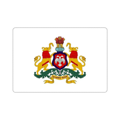 Karnataka Flag (India) STICKER Vinyl Die-Cut Decal 6 Inch - The Sticker Space