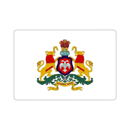 Karnataka Flag (India) STICKER Vinyl Die-Cut Decal 6 Inch - The Sticker Space