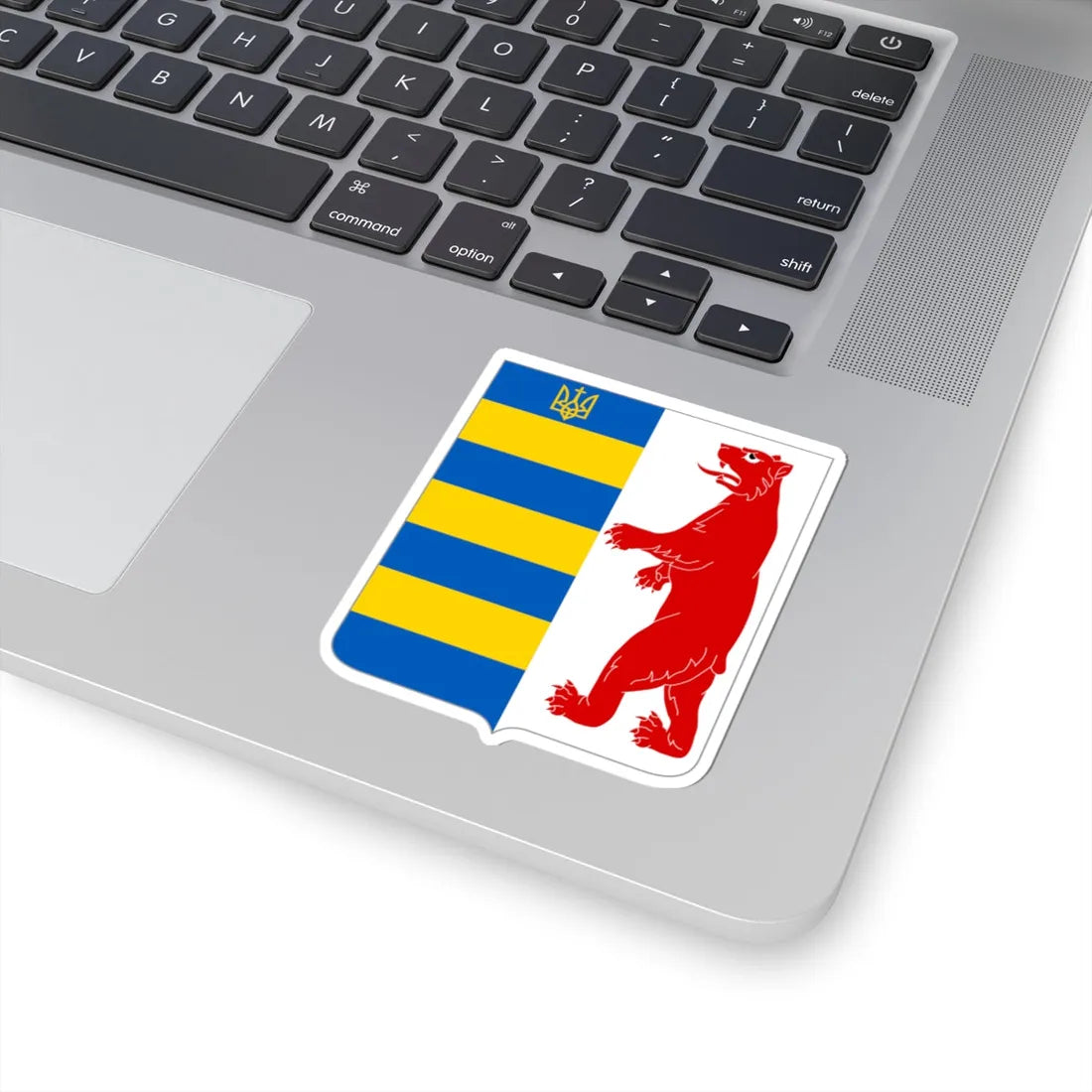 Karptska Ukraina COA (Ukraine) (Coat of Arms) STICKER Vinyl Kiss-Cut Decal - The Sticker Space