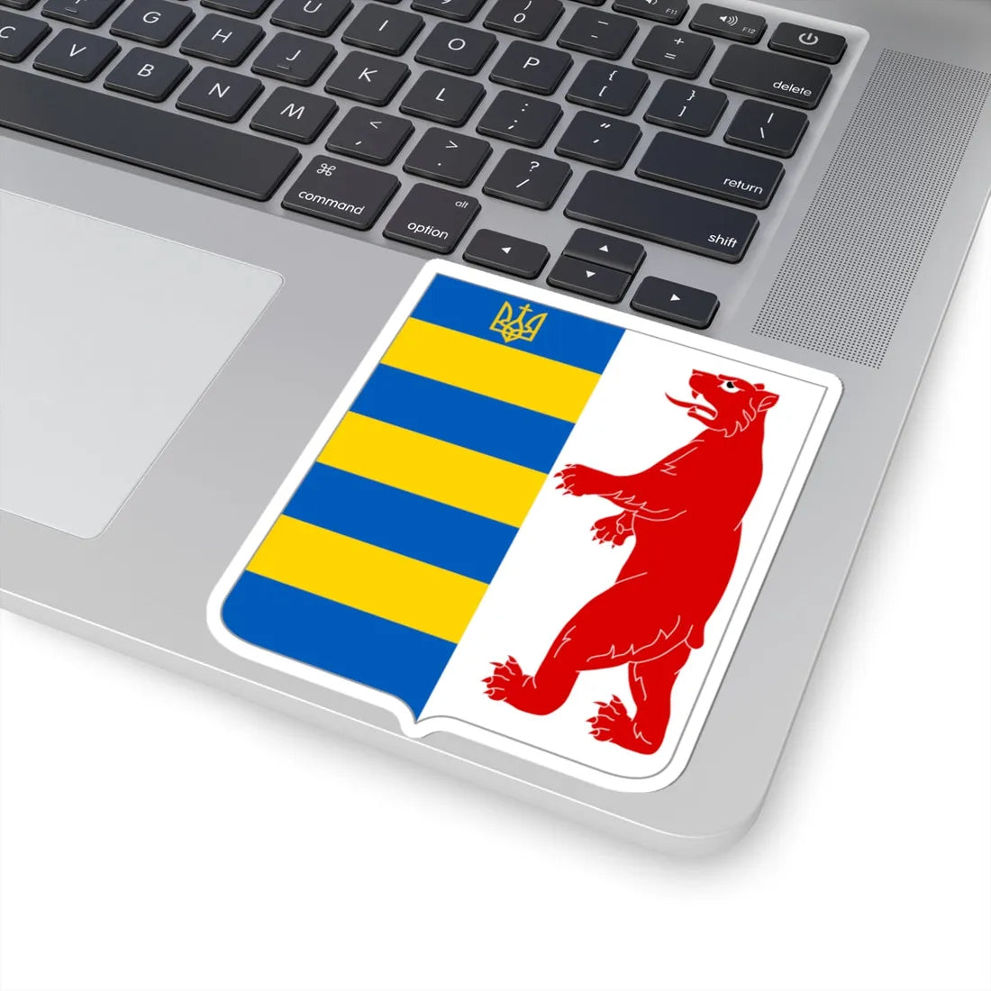 Karptska Ukraina COA (Ukraine) (Coat of Arms) STICKER Vinyl Kiss-Cut Decal - The Sticker Space