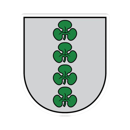 Karsava COA (Latvia) (Coat of Arms) STICKER Vinyl Kiss-Cut Decal 2 Inch White - The Sticker Space