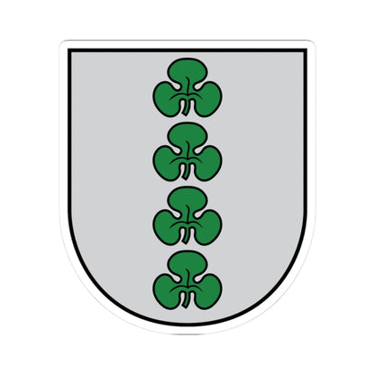 Karsava COA (Latvia) (Coat of Arms) STICKER Vinyl Kiss-Cut Decal 3 Inch White - The Sticker Space