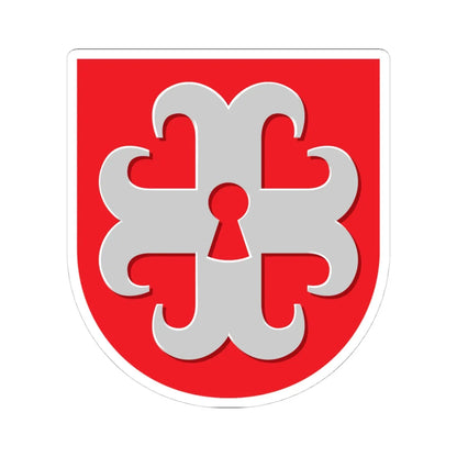 Karstula.vaakuna (Finland) (Coat of Arms) STICKER Vinyl Kiss-Cut Decal 4 Inch White - The Sticker Space