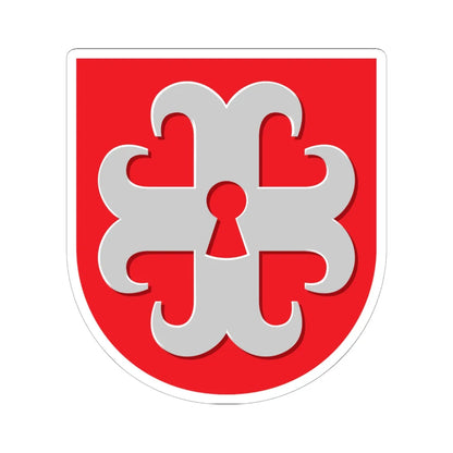 Karstula.vaakuna (Finland) (Coat of Arms) STICKER Vinyl Kiss-Cut Decal 6 Inch White - The Sticker Space