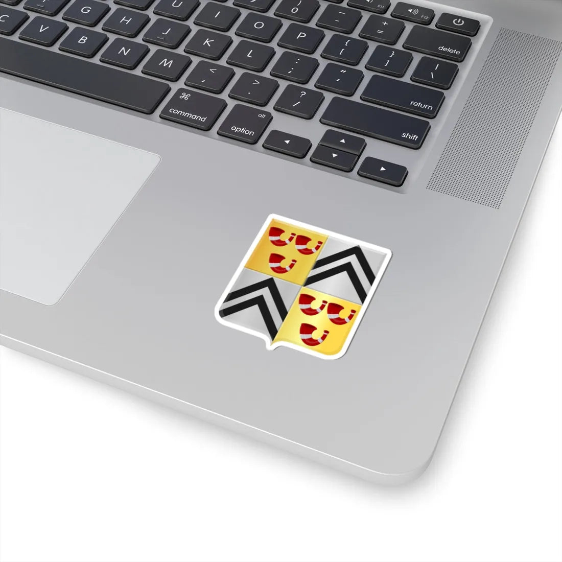Kasteelbrakel wapen (Belgium) (Coat of Arms) STICKER Vinyl Kiss-Cut Decal - The Sticker Space